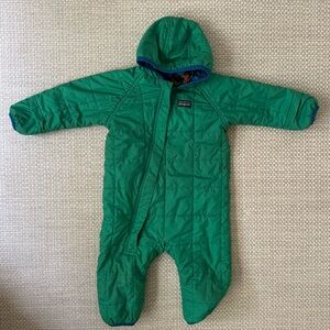 Patagonia reversible down bunting, 6-12 months